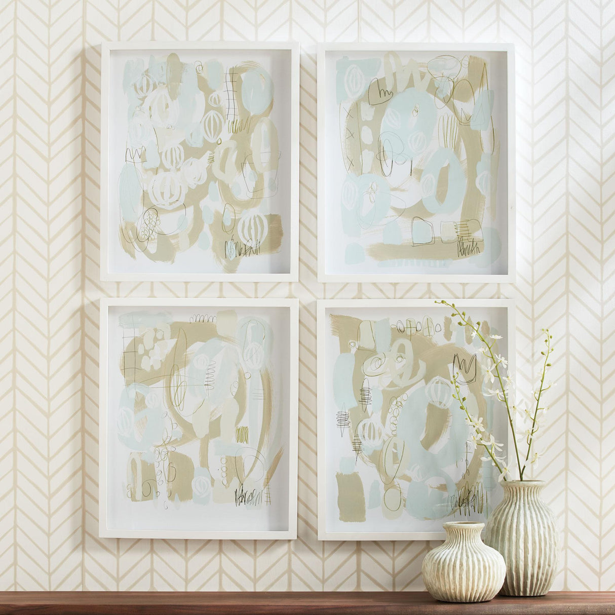 Napa  BACCHUS PRINTS, SET OF 4