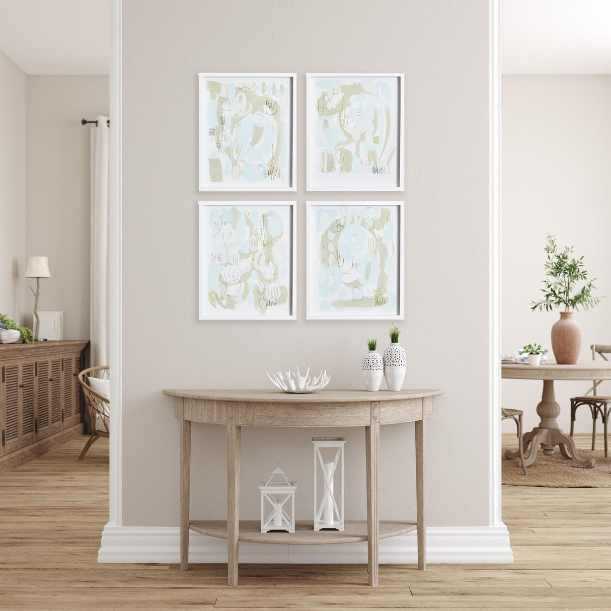 Napa  BACCHUS PRINTS, SET OF 4