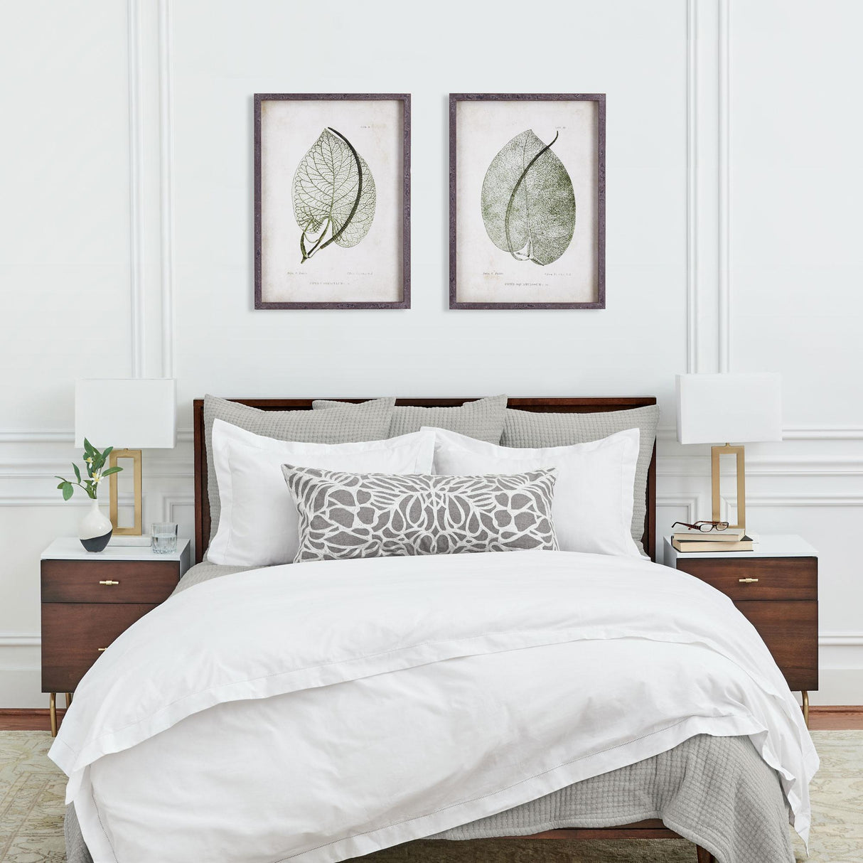 Napa  CORDATE LEAF STUDY, SET OF 2