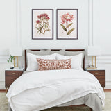 Napa  PRETTY IN PINK VINTAGE PRINTS, SET OF 2