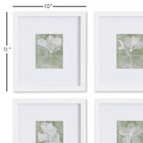 Napa Includes mat TRANSLUCENT FLORAL PETITE PRINTS, SET OF 4