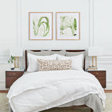 Napa Includes mat AQUATIC LEAF PRINTS, SET OF 2