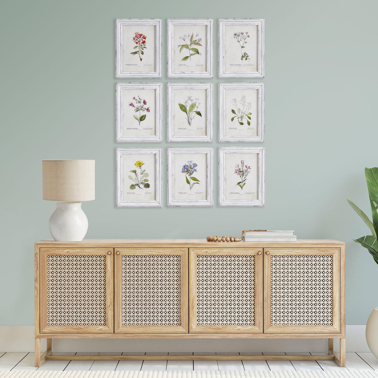 Napa  GARDEN MEADOW STUDY, SET OF 9