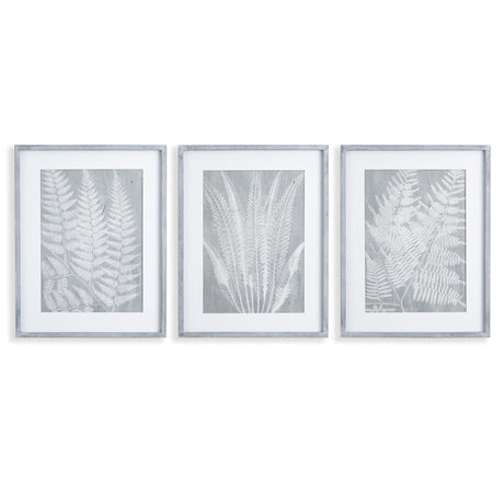 Napa Includes mat FERN FROND PRINTS, SET OF 3