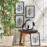 Napa Includes mat SKETCHED LEAF PRINTS, SET OF 4