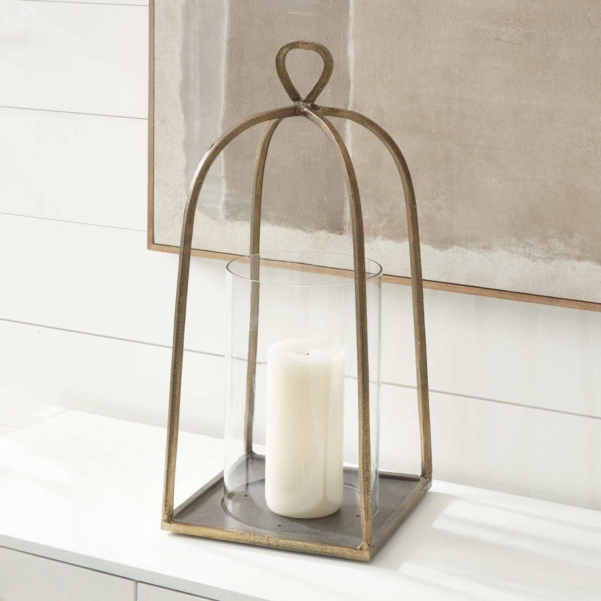 Napa Antique Brass CELIA HURRICANE LARGE