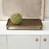 Napa Antique Brass CABOT RAISED RECTANGULAR TRAY