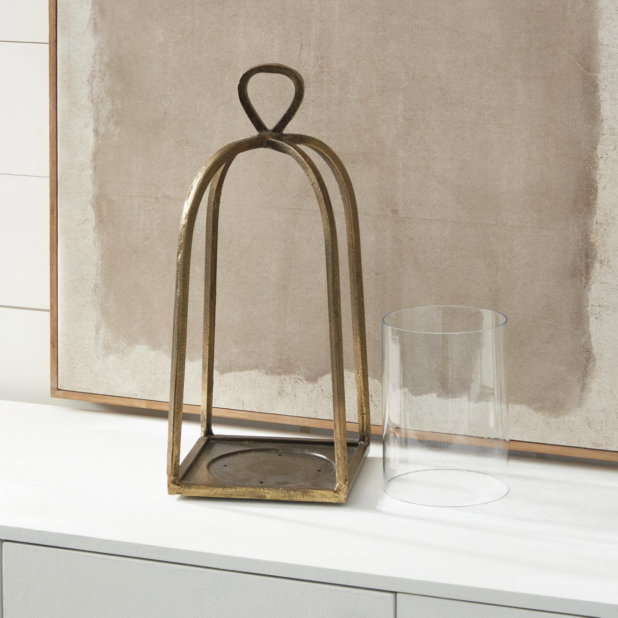 Napa Antique Brass CELIA HURRICANE SMALL