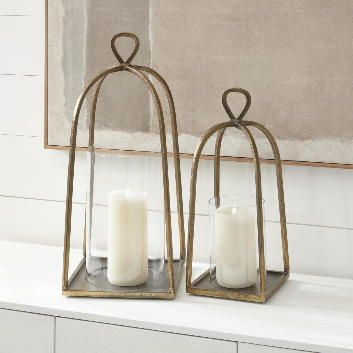 Napa Antique Brass CELIA HURRICANE SMALL