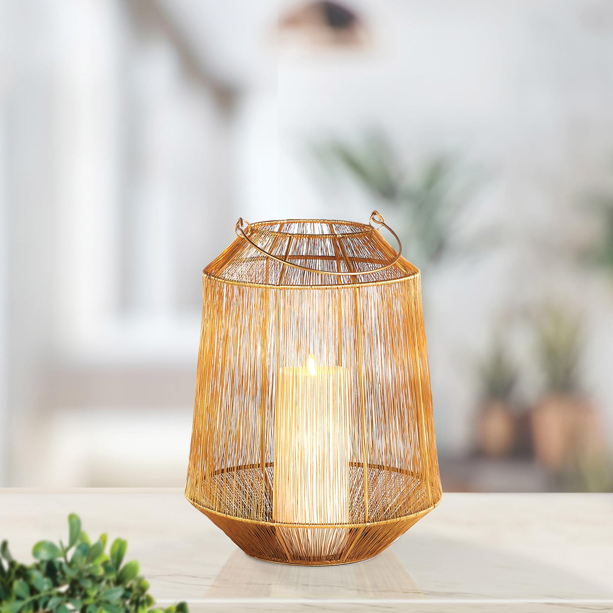 Napa Antique Brass ELWIN LANTERN SMALL