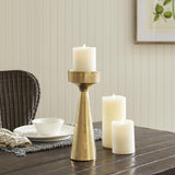 Napa White Ash Gold FLORENCE CANDLE STAND SMALL