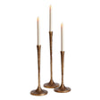 Napa Antique Brass BURKE TAPER HOLDERS, SET OF 3