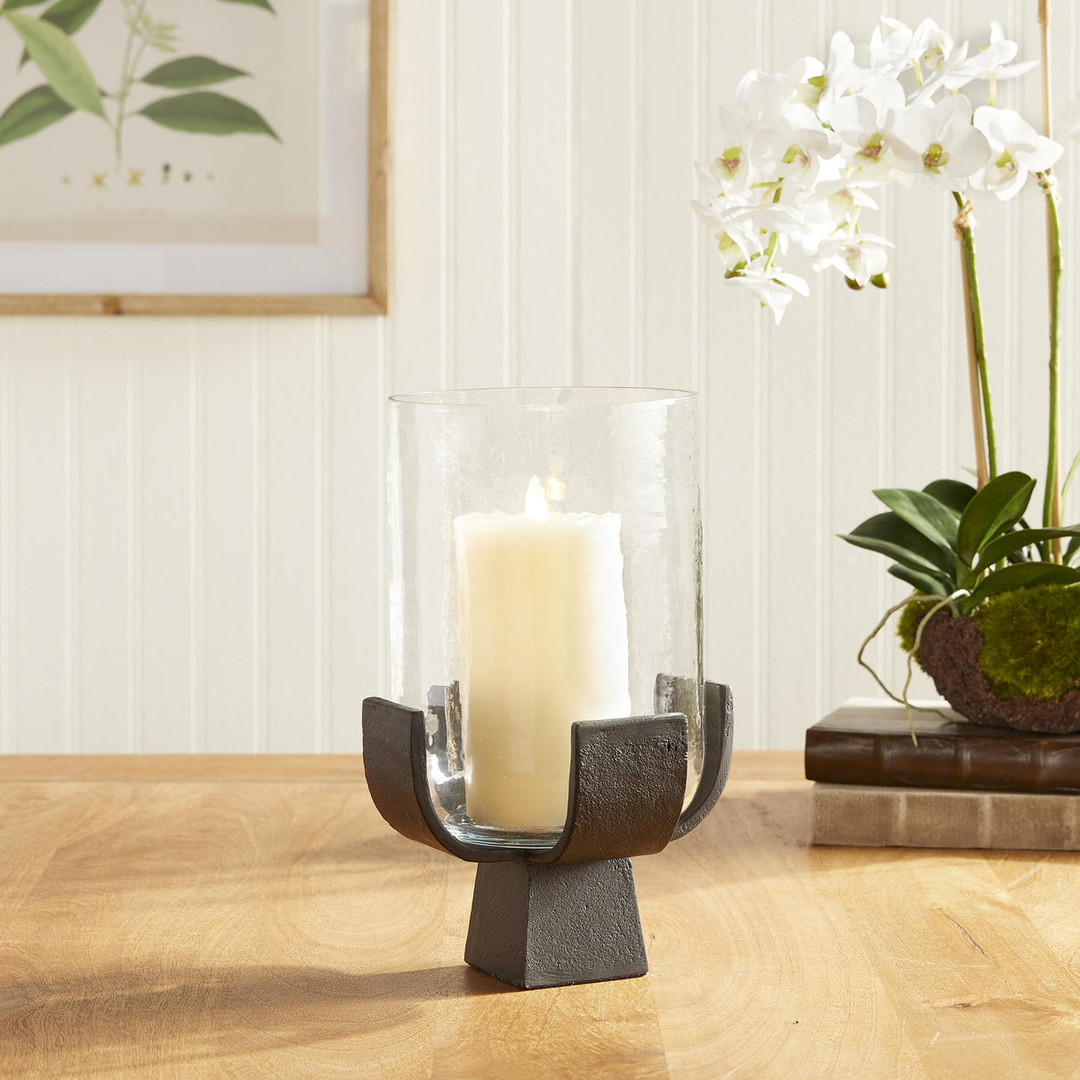 Napa Black Bronze/Hammered Glass BRYANT HURRICANE