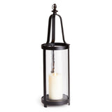 Napa Black Bronze/Hammered Glass EDWIN LANTERN LARGE