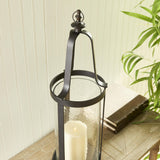Napa Black Bronze/Hammered Glass EDWIN LANTERN LARGE