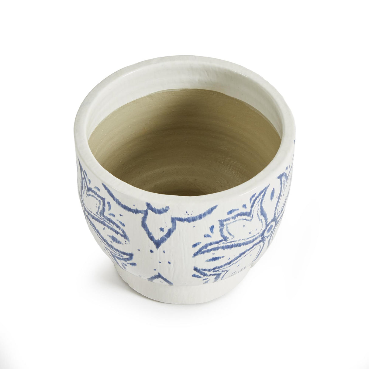 Napa White/Blue TERRASSA CACHEPOT