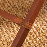 Napa Warm Brown BURMA RATTAN BUTLER TRAY TABLE