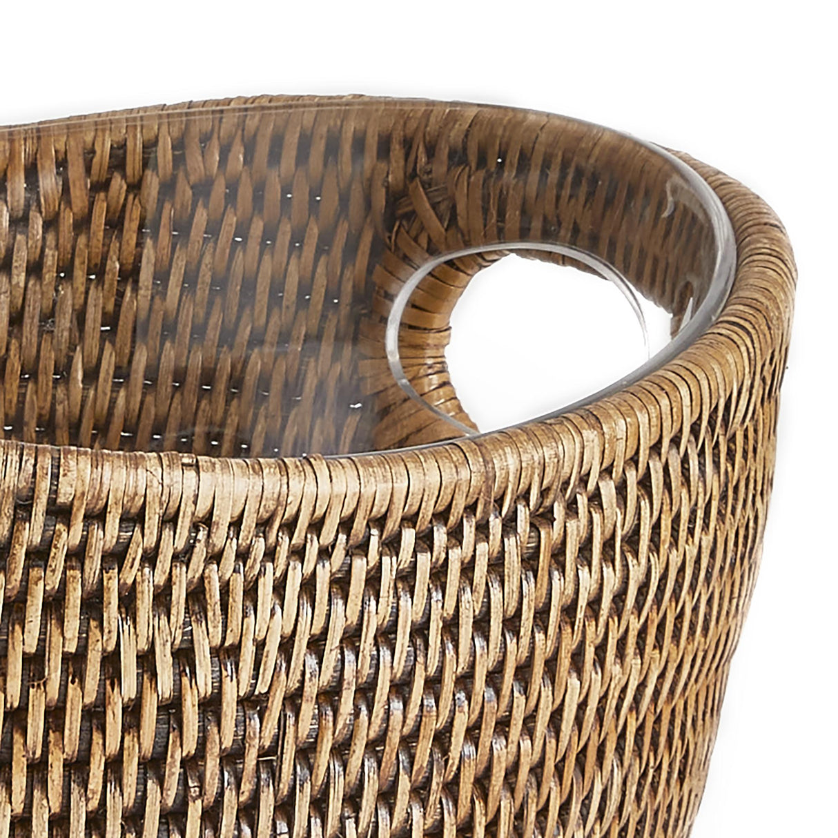 Napa Warm Brown BURMA RATTAN BEVERAGE TUB SMALL