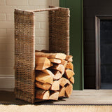 Napa Gray LOG BASKET TALL