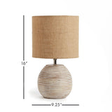 Napa Whitewash MADDIE LAMP