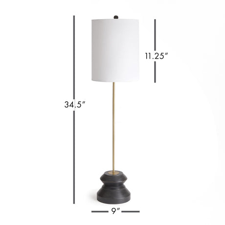 Napa Black/Gold KAIDEN LAMP