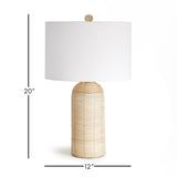 Napa Whitewash MAYE CYLINDRICAL LAMP