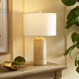 Napa Whitewash MAYE CYLINDRICAL LAMP