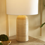 Napa Whitewash MAYE CYLINDRICAL LAMP