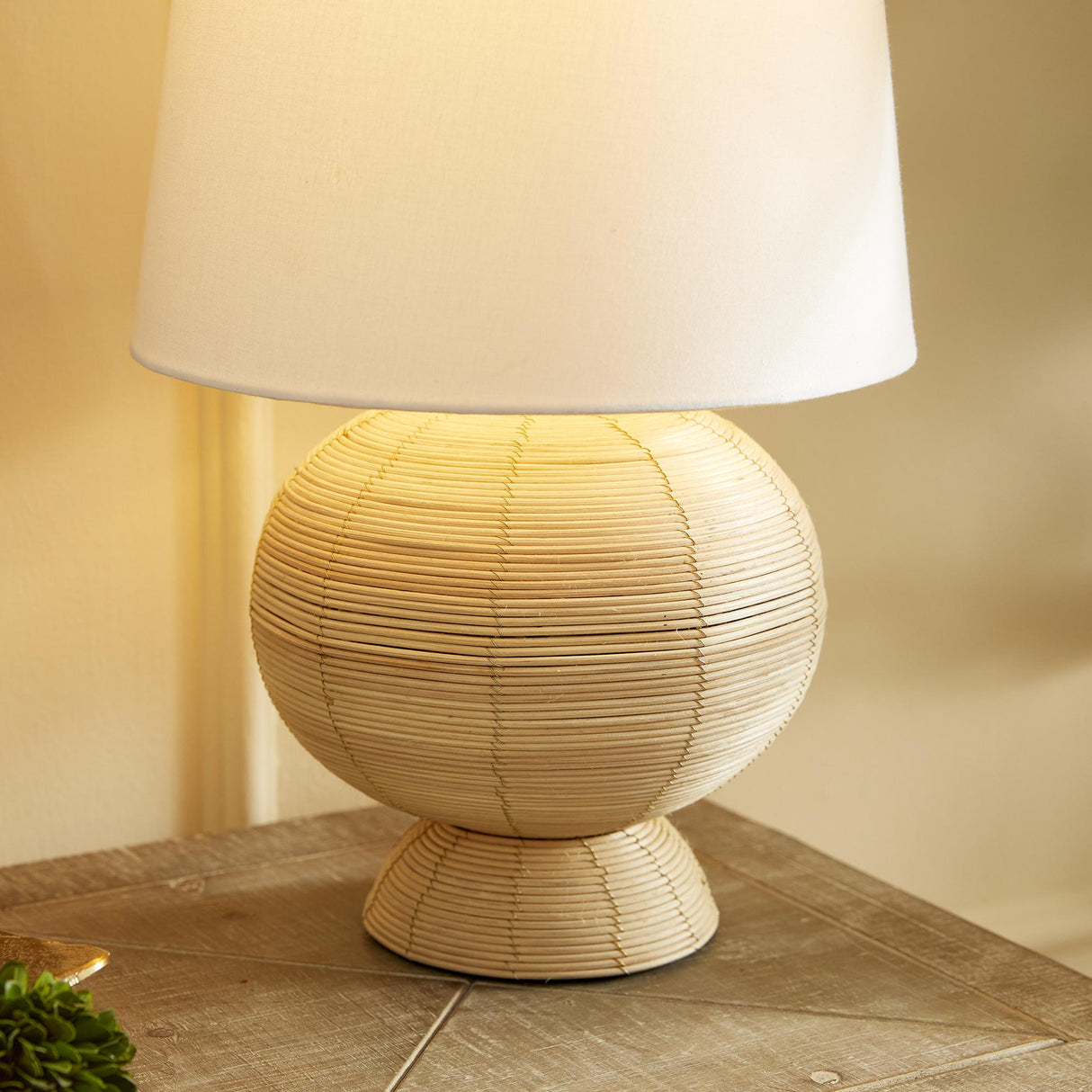 Napa Whitewash MAYE HOURGLASS LAMP