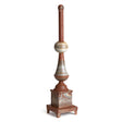 Napa Antique Galvanized WEATHERED METAL ORNATE FINIAL