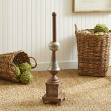 Napa Antique Galvanized WEATHERED METAL ORNATE FINIAL