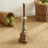 Napa Antique Galvanized WEATHERED METAL ORNATE FINIAL