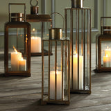 Napa Antique Brass GREER LANTERN SMALL