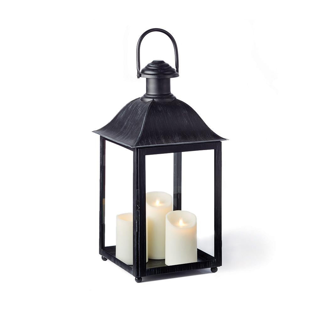 Napa Washed Black COACH HOUSE OUTDOOR LANTERN 23"