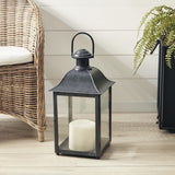 Napa Washed Black COACH HOUSE OUTDOOR LANTERN 23"