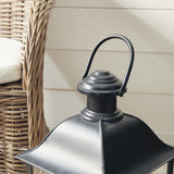 Napa Washed Black COACH HOUSE OUTDOOR LANTERN 23"