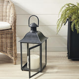Napa Washed Black COACH HOUSE OUTDOOR LANTERN 23"