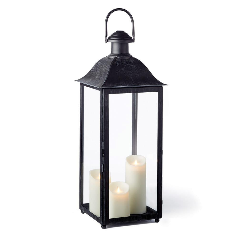 Napa Washed Black COACH HOUSE OUTDOOR LANTERN 30"