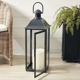 Napa Washed Black COACH HOUSE OUTDOOR LANTERN 30"