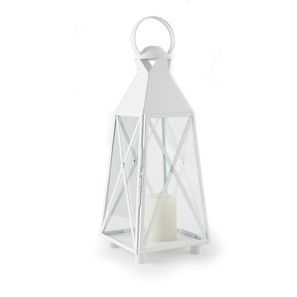 Napa White NEWPORT OUTDOOR LANTERN 25.5"