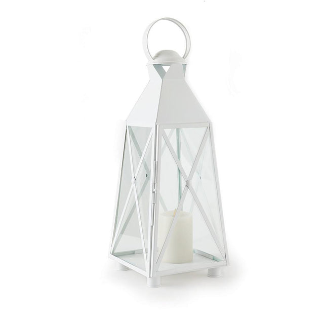 Napa White NEWPORT OUTDOOR LANTERN 25.5"