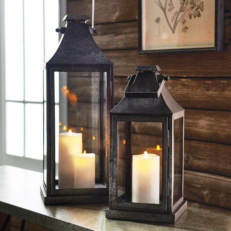 Napa Black BARRINGTON OUTDOOR LANTERN 26"