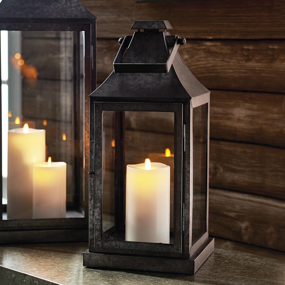 Napa Black BARRINGTON OUTDOOR LANTERN 19"