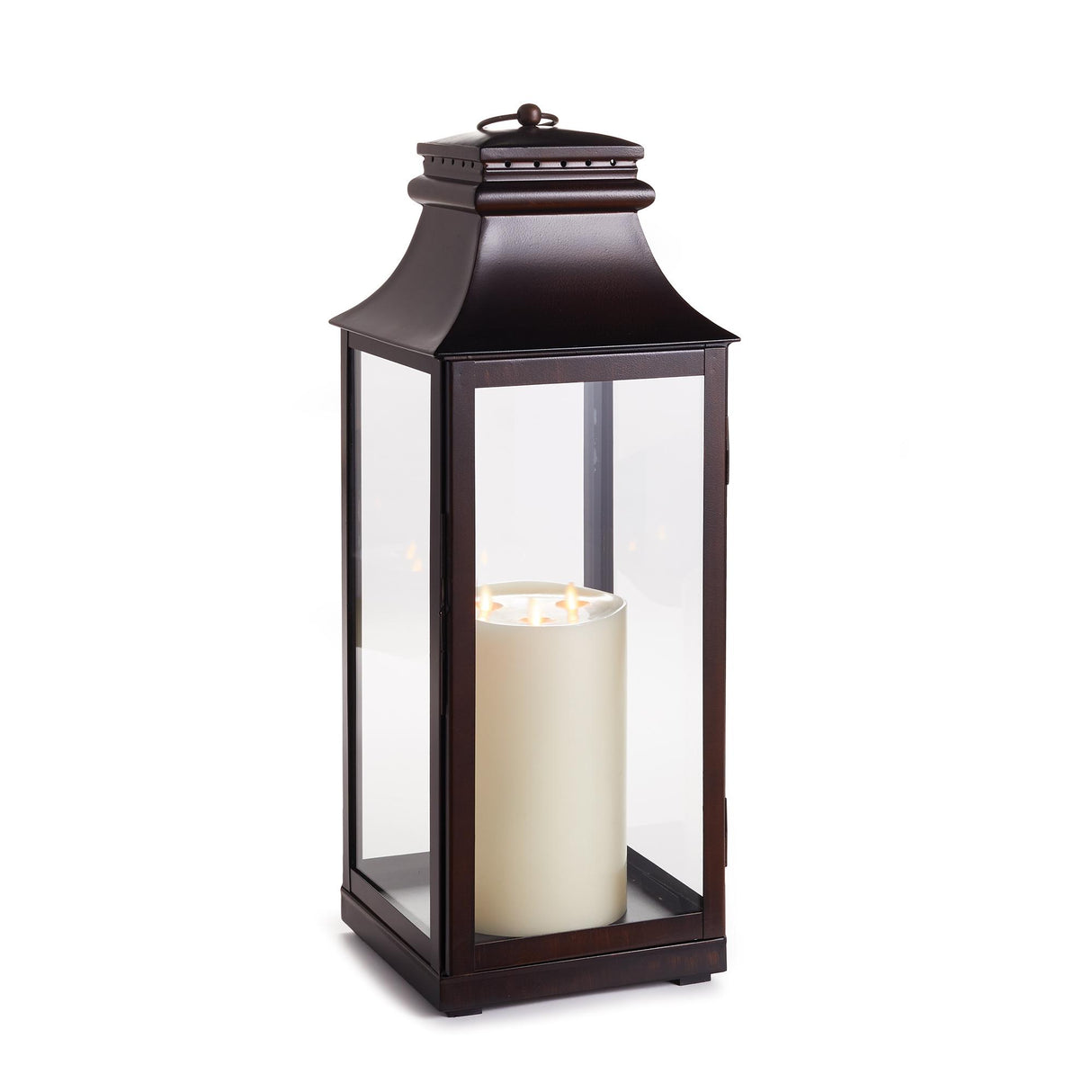 Napa Washed Bronze COLBY OUTDOOR LANTERN LARGE