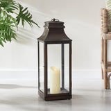 Napa Washed Bronze COLBY OUTDOOR LANTERN LARGE