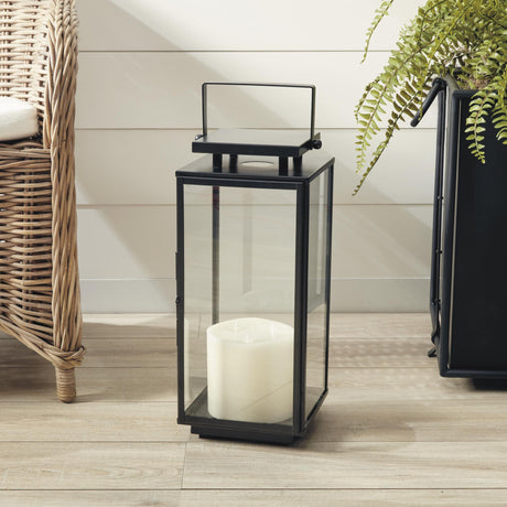 Napa Black ALDEN OUTDOOR LANTERN SMALL