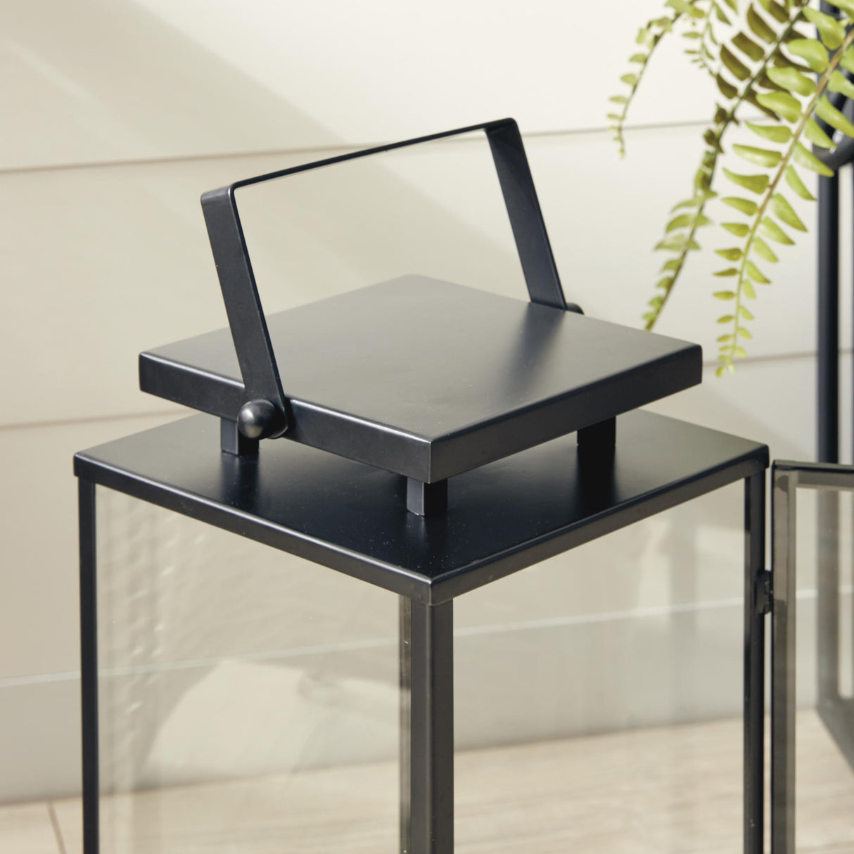 Napa Black ALDEN OUTDOOR LANTERN SMALL