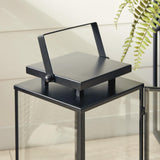 Napa Black ALDEN OUTDOOR LANTERN SMALL