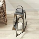 Napa Galvanized MADERA OUTDOOR LANTERN SMALL