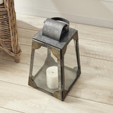 Napa Galvanized MADERA OUTDOOR LANTERN SMALL